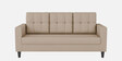 Darcy Fabric 3 Seater Sofa in Beige Colour