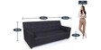Dark Pepper 3 Seater Sofa in Charcoal Grey Colour