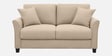 Daroo Velvet Fabric 2 Seater Sofa In Beige Colour