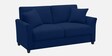 Daroo Velvet Fabric 2 Seater Sofa In Blue Colour