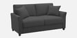Daroo Velvet Fabric 2 Seater Sofa In Grey Colour