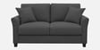 Daroo Velvet Fabric 2 Seater Sofa In Grey Colour