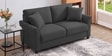 Daroo Velvet Fabric 2 Seater Sofa In Grey Colour