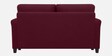 Daroo Velvet Fabric 2 Seater Sofa In Maroon Colour
