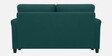 Daroo Velvet Fabric 2 Seater Sofa In Teal Green Colour