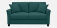 Daroo Velvet Fabric 2 Seater Sofa In Teal Green Colour