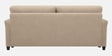 Daroo Velvet Fabric 3 Seater Sofa In Beige Colour