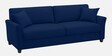 Daroo Velvet Fabric 3 Seater Sofa In Blue Colour