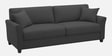 Daroo Velvet Fabric 3 Seater Sofa In Grey Colour
