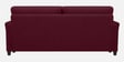 Daroo Velvet Fabric 3 Seater Sofa In Maroon Colour