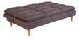 Darwin Fabric Convertible Sofa Cum Bed In Grey Colour