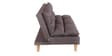 Darwin Fabric Convertible Sofa Cum Bed In Grey Colour