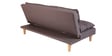 Darwin Fabric Convertible Sofa Cum Bed In Grey Colour