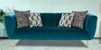 Nyna Velvet 3 Seater Sofa In Bottle Green Colour