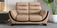 Davos Leatherette 2 Seater Sofas In Beige Color