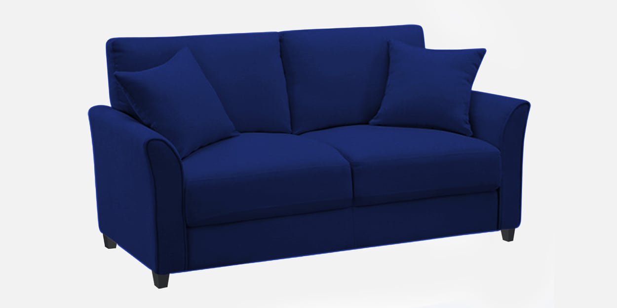 DULTON　＊　VELVET SOFA 2 SEATER Daroo Velvet 2 Seater Sofa In Aqua Blue Colour