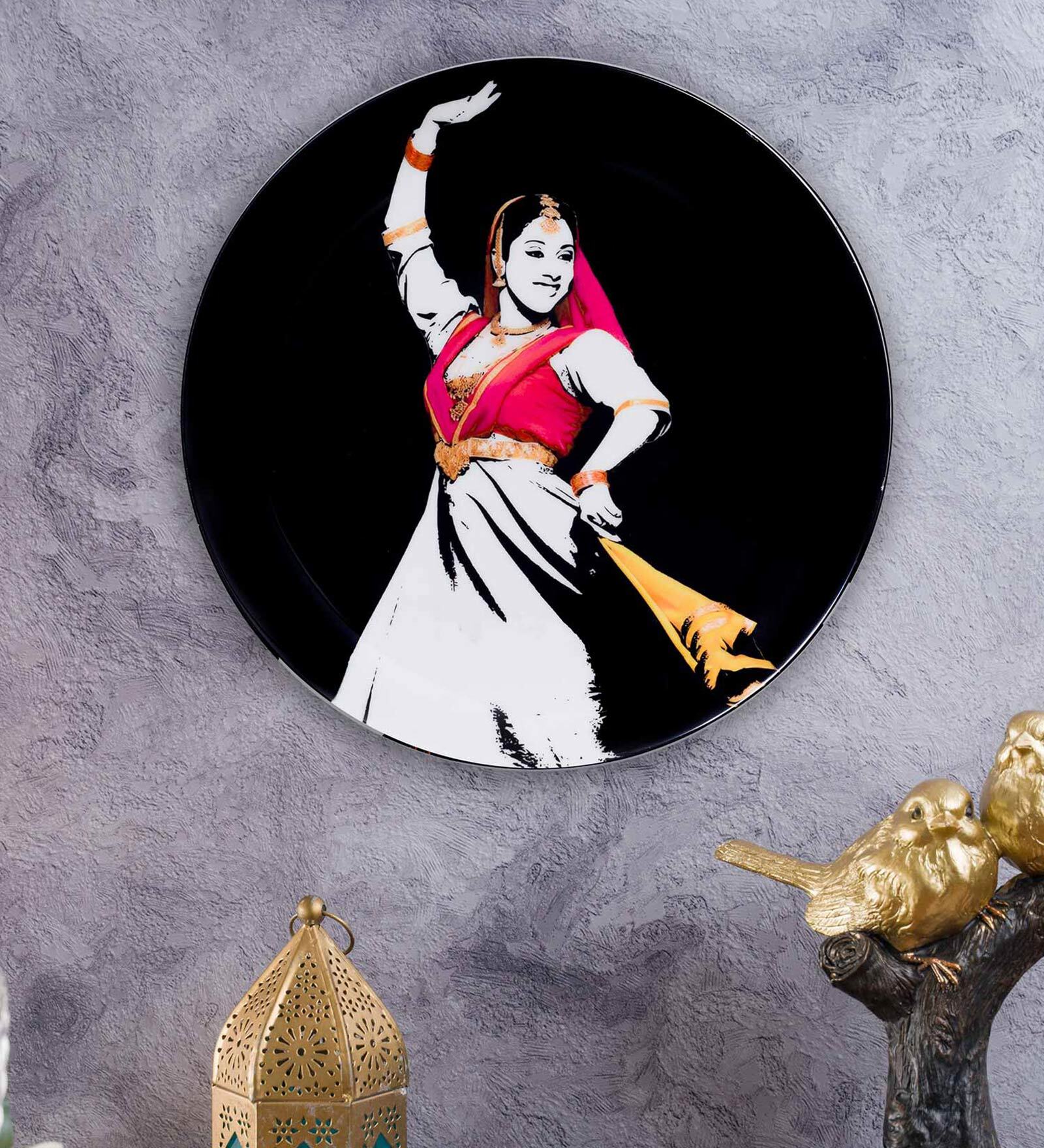 Dances Of India Kathak Inspired Wall Plate