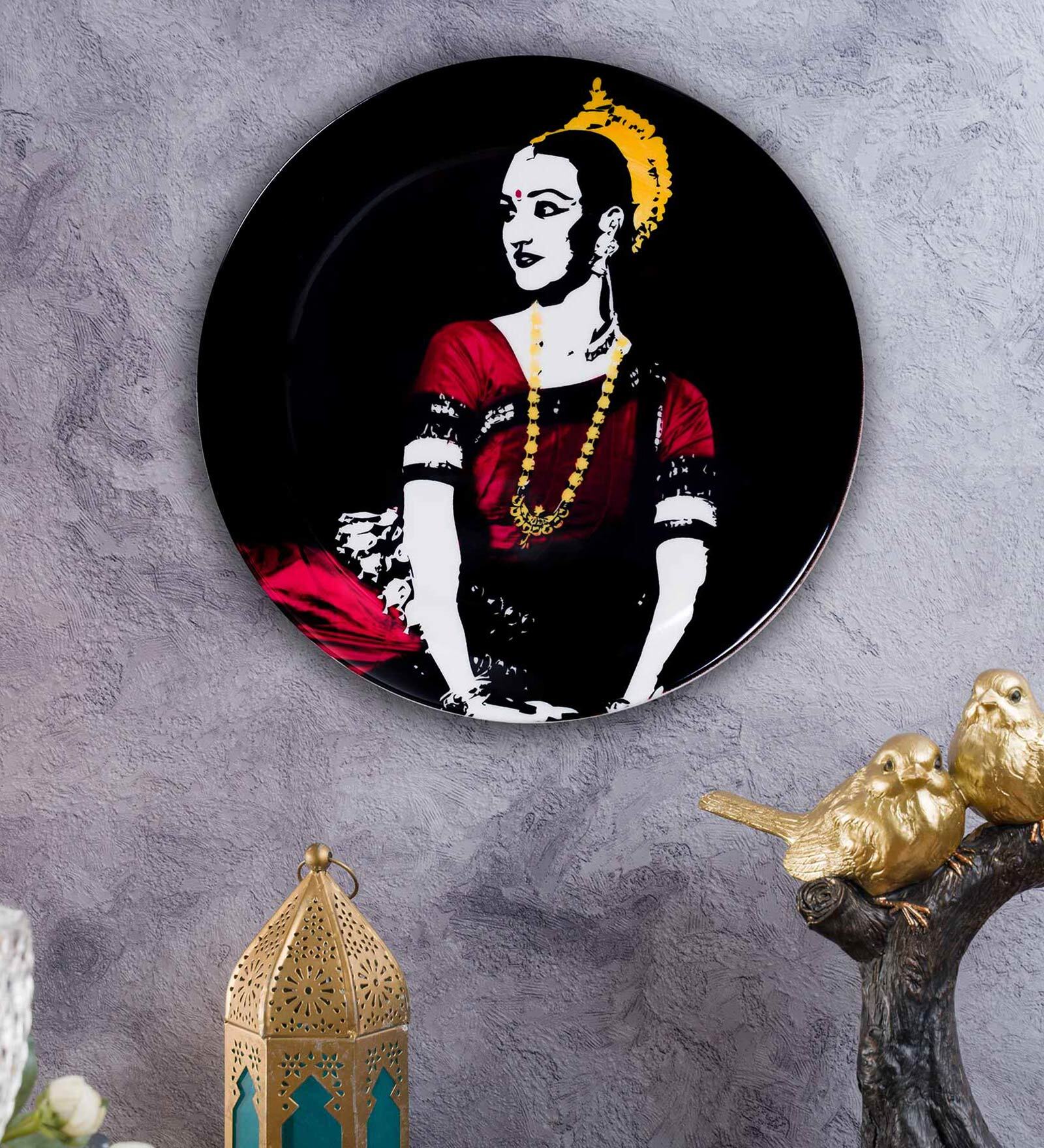 Dances Of India Odissi Inspired Wall Plate