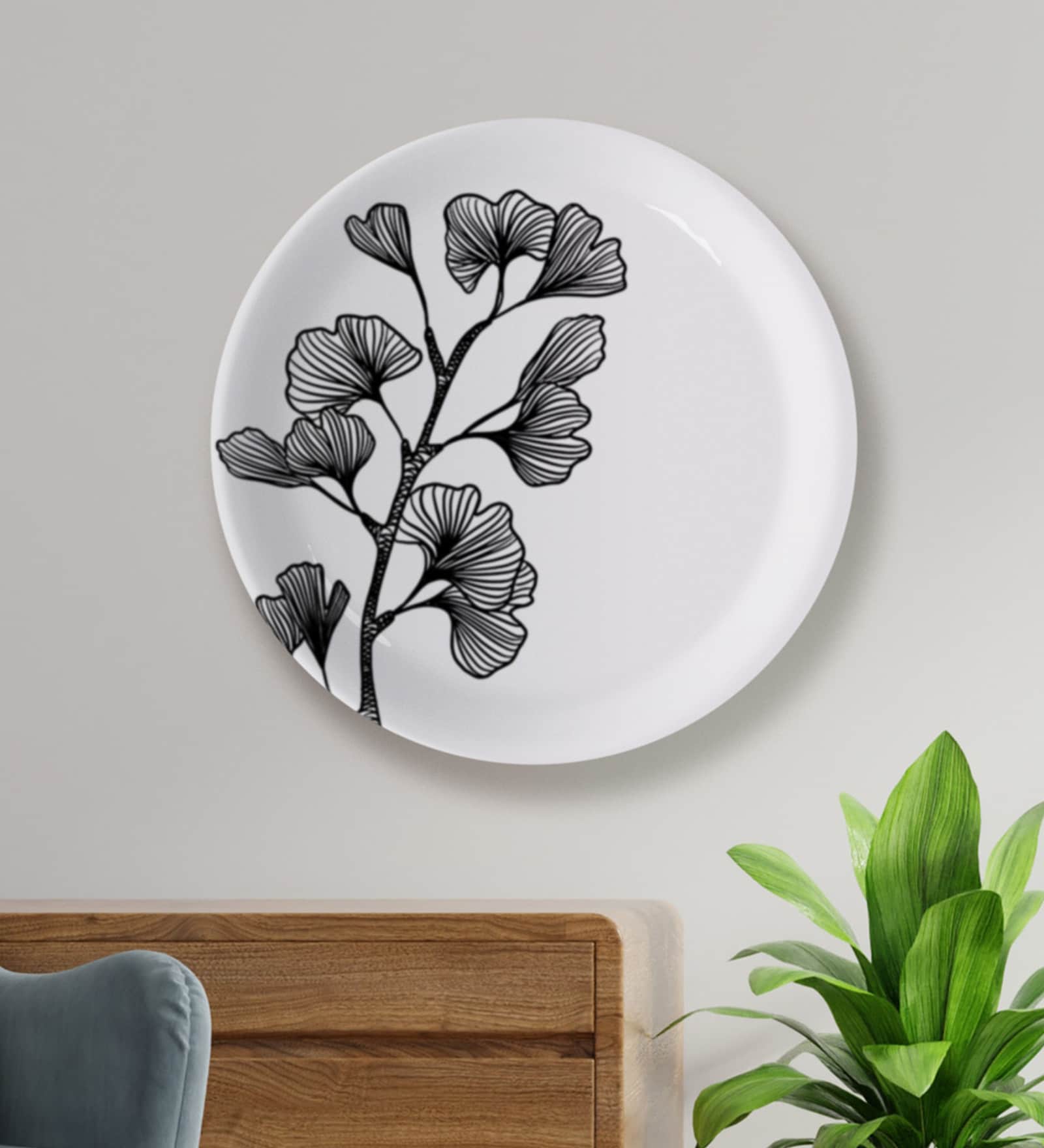 Dancing Ink Wall Plate