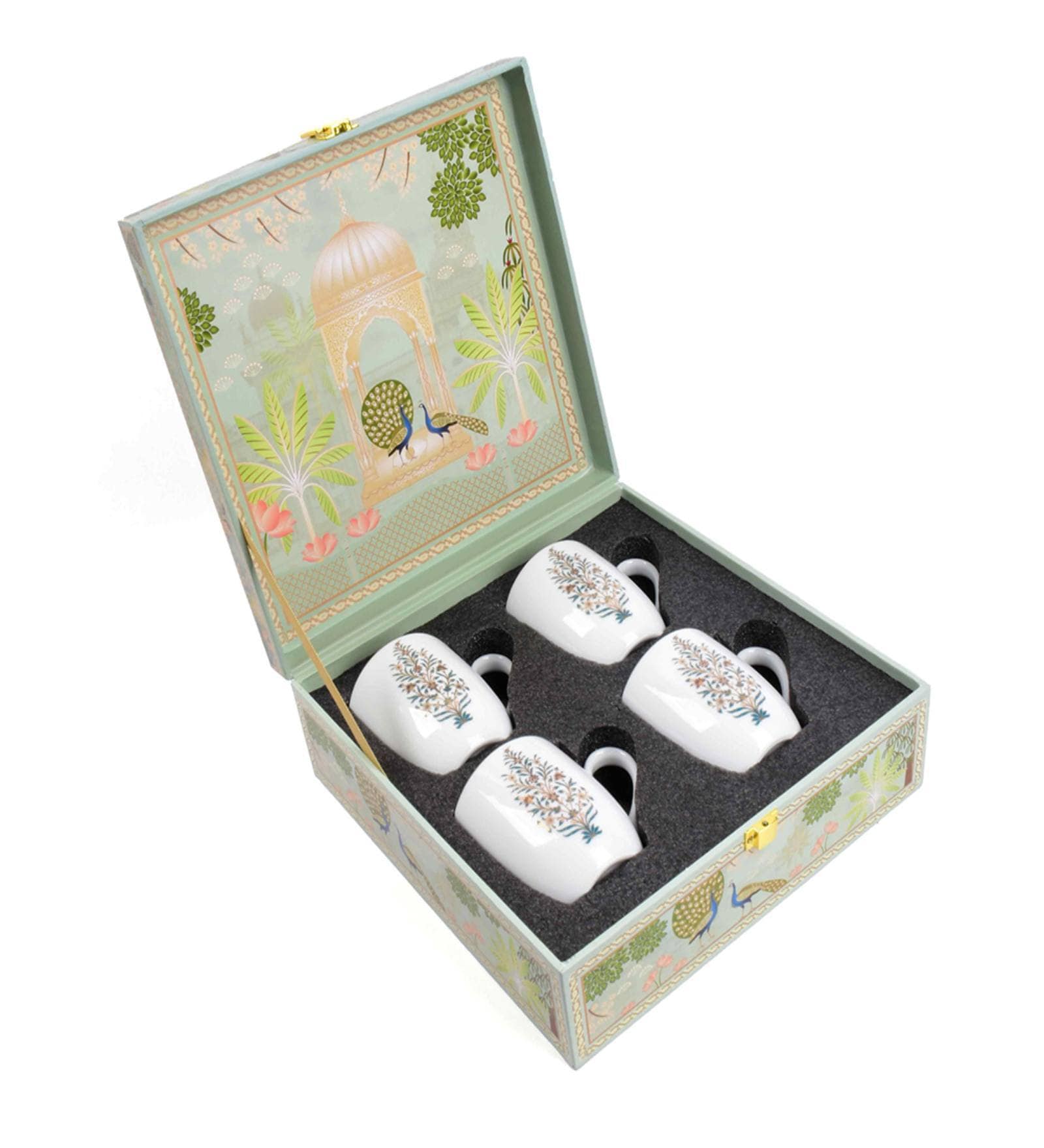 Dankotuwa Shahi Coupe Coffee Mug Set of 4