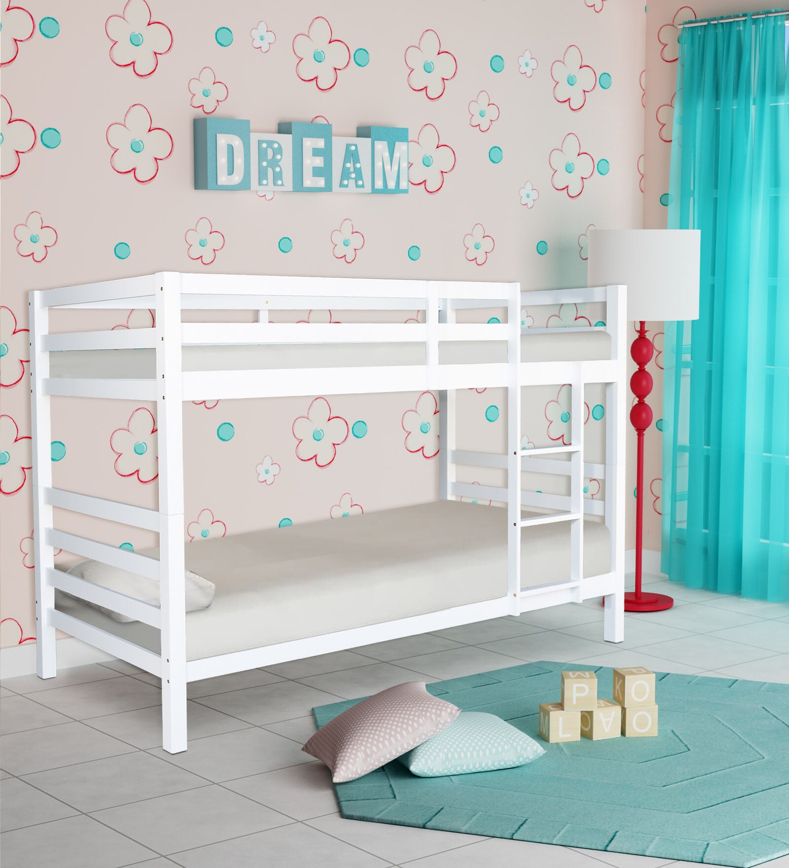 Buy Dave Bunk Bed in White Finish CasaCraft at 4 OFF by Casacraft from Pepperfry Pepperfry