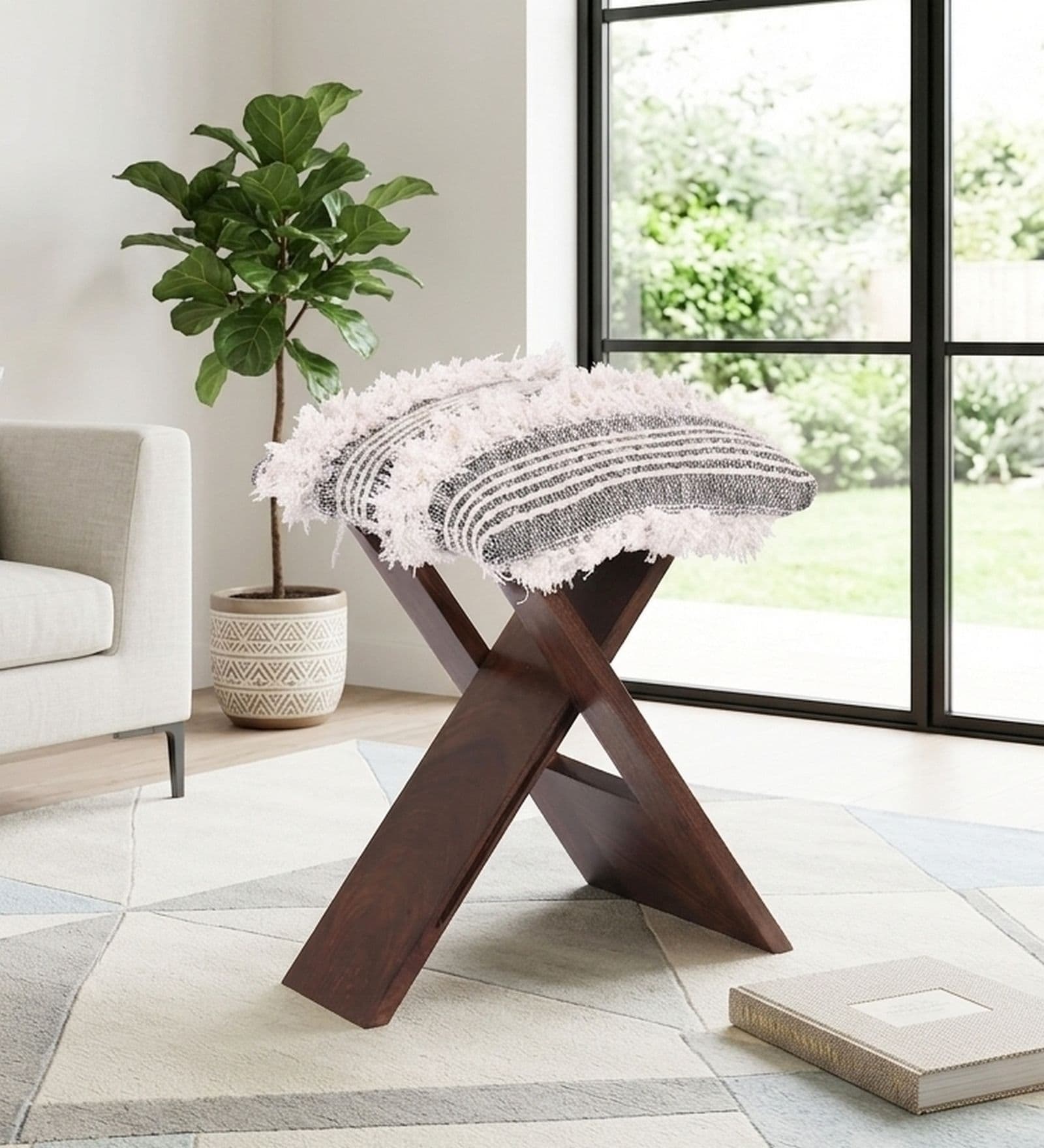 Dayton Stool In Provisional Teak Finish