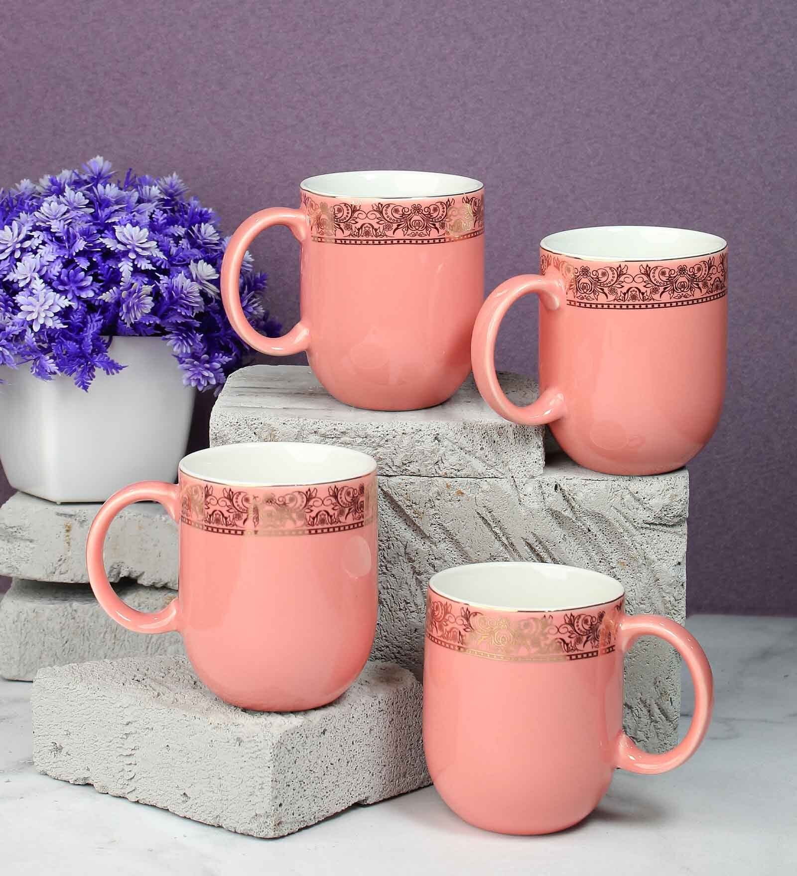 Dazzle Mug 300ml Set of 4 Blooming dahlia