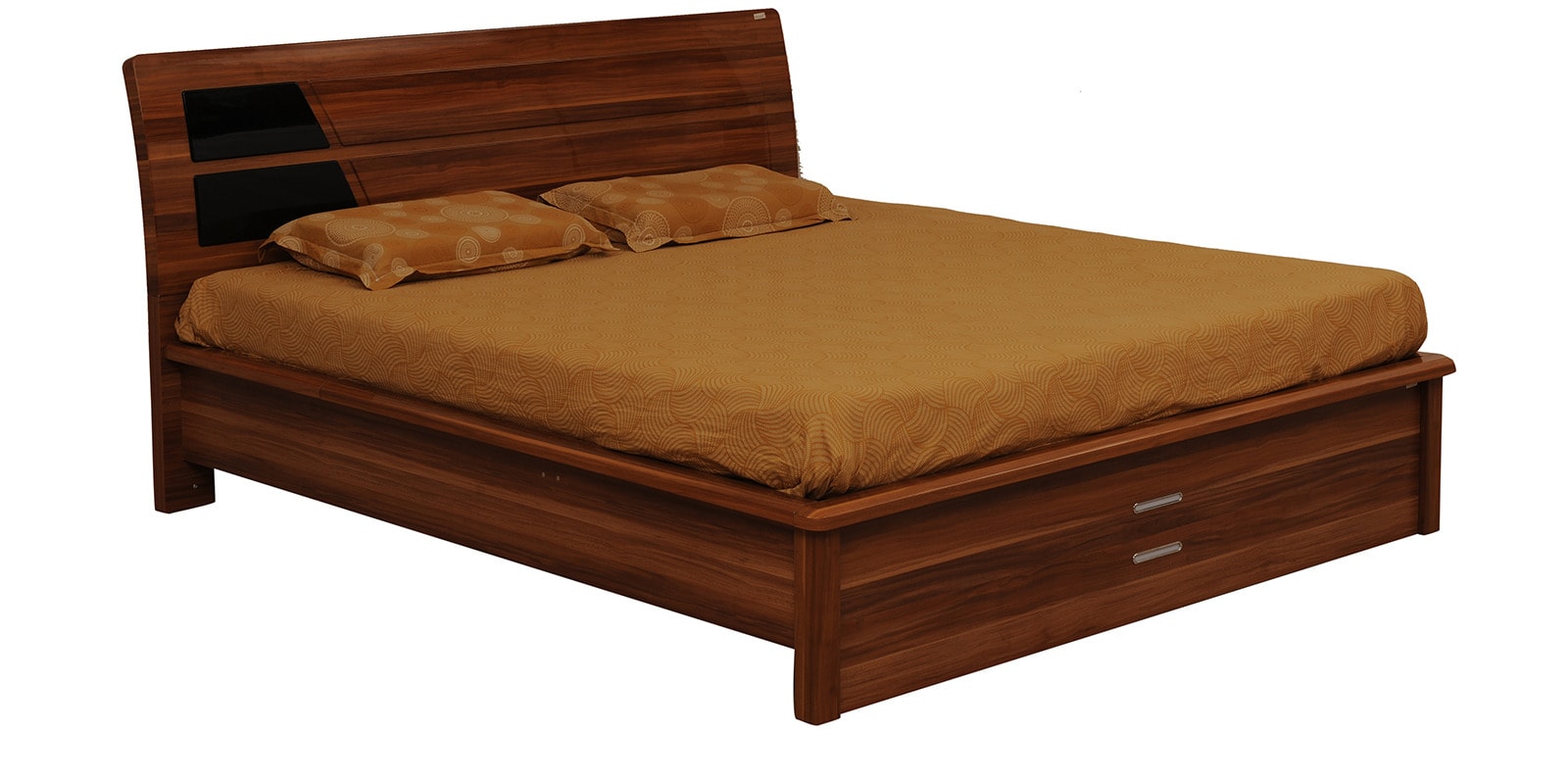 Daffodil King-Size Hydraulic Bed in Brown Colour