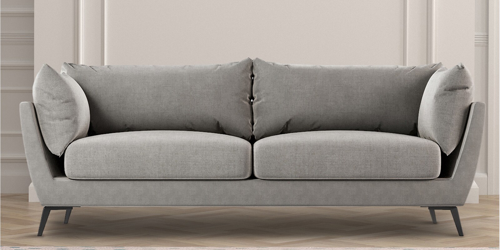 Buy Dalton Fabric 2 Seater Sofa in Grey Colour at 50% OFF by Casa Nona ...