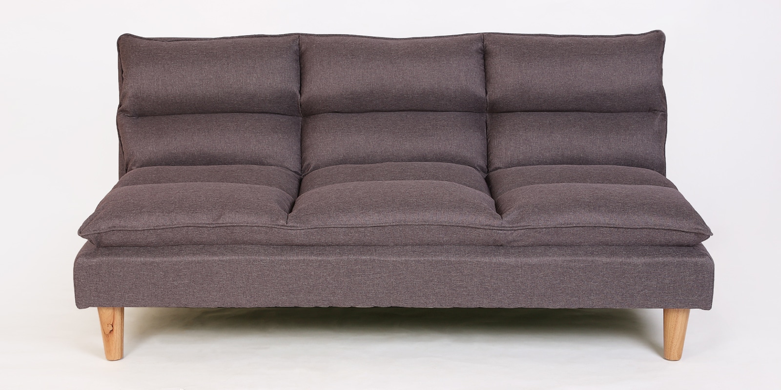 Darwin Fabric Convertible Sofa Cum Bed In Grey Colour