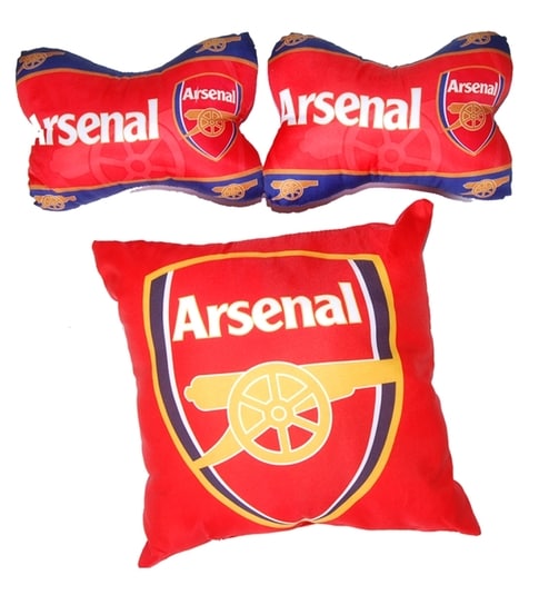 Buy Arsenal Football Club Car Combo Cushion And Neck Rests