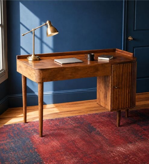 Daisy Office Desk In Mango Wood Finish