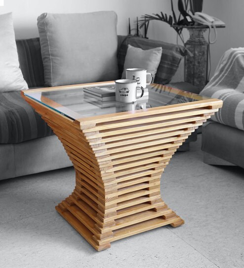 light colored coffee table