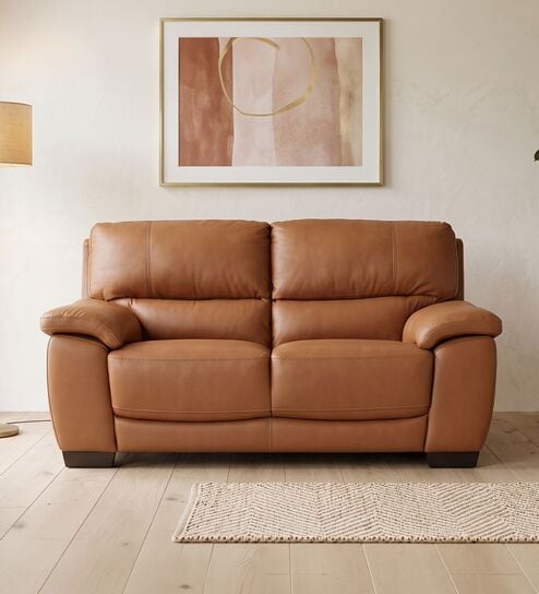 Dallas 2 Seater Sofa In Terracotta Colour