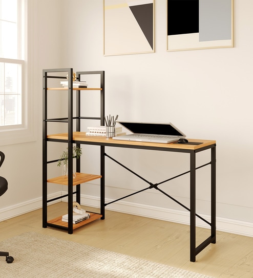 Dalton Writing Table in Teak Finish