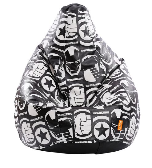 Buy Dark Avengers Kids Bean Bag Cover In Multicolour By Orka