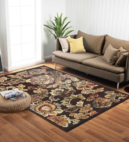 DarkBrown Neo Persian 2x3 Feet Machine Made Runner