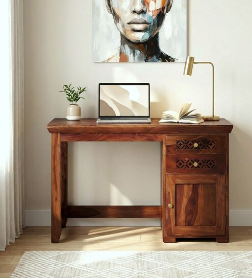 Dayton Writing Table In Provisional Teak Finish