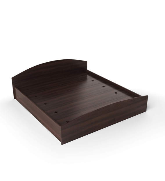 Buy Daiki Queen Size Bed in Wenge Finish Mintwud by Pepperfry Online