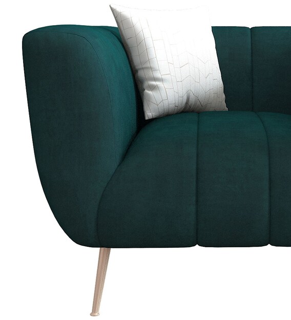 Buy Darwin 1 Seater Sofa in Bottle Green Colour by Urban Living Online