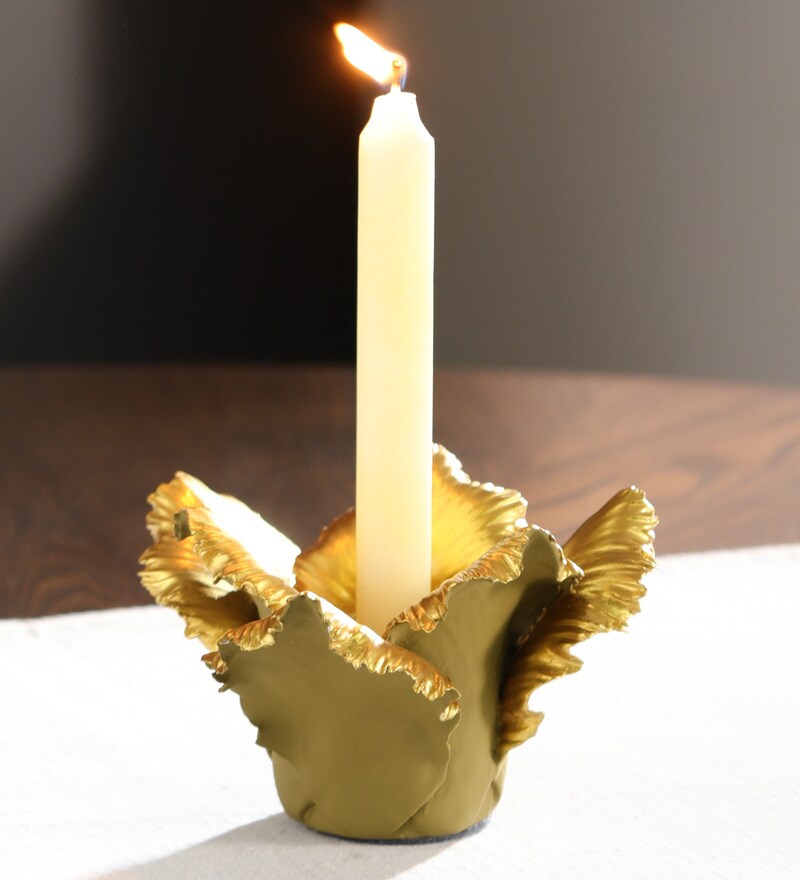 Buy Daffodil Ceramic Candle Holder by Aesthetics Online Candle