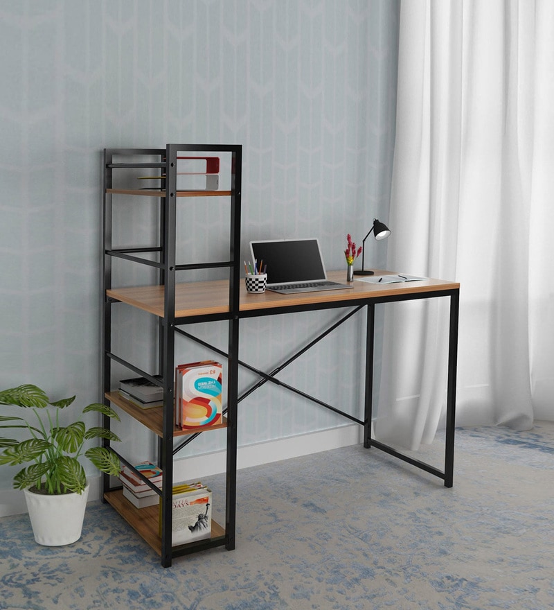 dalton desk with bookshelf