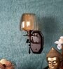 Daal Gold and Brown Iron Wall Light