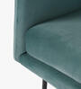 Daburu Fabric Lounge Chair In Mint Green Color