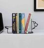 Dachshund Dog Black Iron Bookend