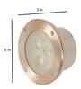 Dadivoso Silver Aluminium Burial Outdoor Garden Light