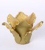 Daffodil Gold Ceramic Candle Holder