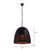 Henry Dagbjart Black Mild Steel Hanging Light