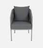 Daiden Steel & Braided Rope Sofa Set In Grey Finish With Pillow