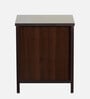 Daiki Bedside Table in Wenge Finish with Drawer